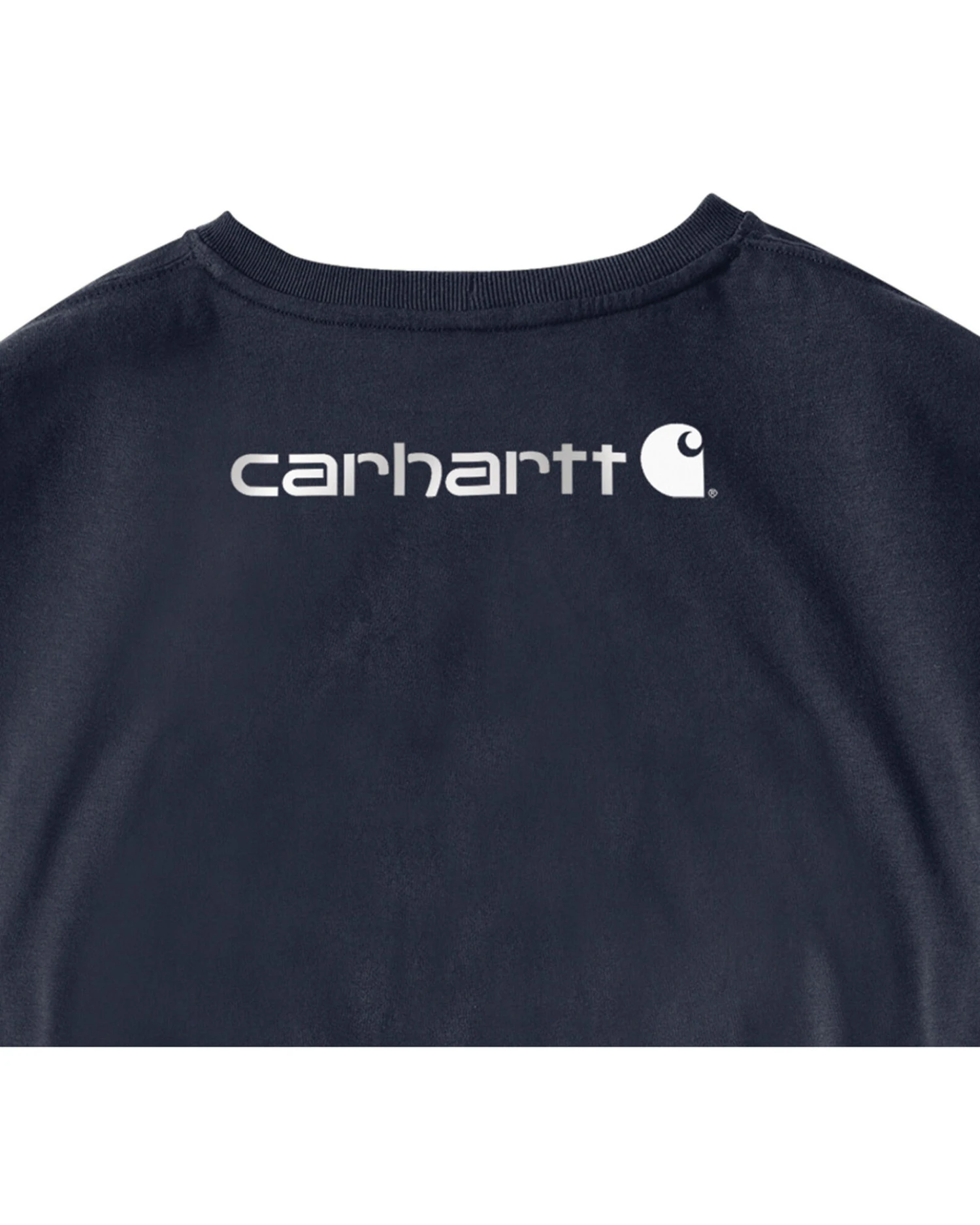 Carhartt Men's Loose Fit Heavyweight Long Sleeve Logo Graphic Work T-Shirt - Big & Tall 3 Carhartt Men's Loose Fit Heavyweight Long Sleeve Logo Graphic Work T-Shirt - Big & Tall - Image 3