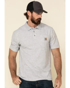 Carhartt Men's Contractors Pocket Short Sleeve Work Polo Shirt