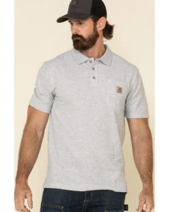 Carhartt Men's Contractors Pocket Short Sleeve Work Polo Shirt -Velora Studio Shop 086H39 77 P4