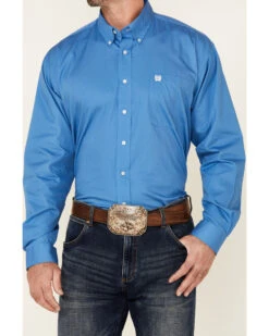 Cinch Men's Solid Long Sleeve Button-Down Western Shirt 6 Cinch Men's Solid Long Sleeve Button-Down Western Shirt -Velora Studio Shop 0924L5 83 P3