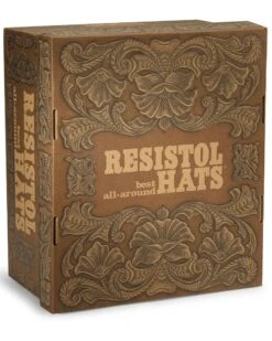 Resistol Hats Men's Black Gold Beaver Fur Felt Hat -Velora Studio Shop 096437 89 D2