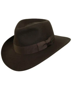 Indiana Jones Crushable Wool Fedora Hat