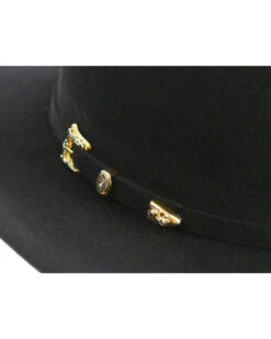 Cody James Men's 10X Black Fur Felt Cowboy Hat -Velora Studio Shop 096R12 89 D3