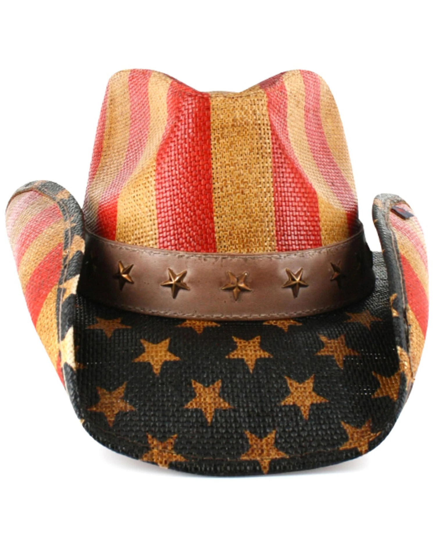 Cody James Men's Justice American Flag Drifter Straw Cowboy Hat 4 Cody James Men's Justice American Flag Drifter Straw Cowboy Hat - Image 4