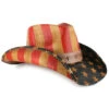 Cody James Men's Justice American Flag Drifter Straw Cowboy Hat