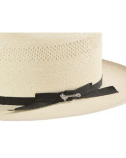 Stetson Men's White Shantung Open Road Western Straw Hat -Velora Studio Shop 099P45 19 D1