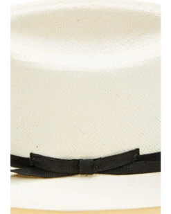 Stetson Men's White Shantung Open Road Western Straw Hat -Velora Studio Shop 099P45 7007 P2