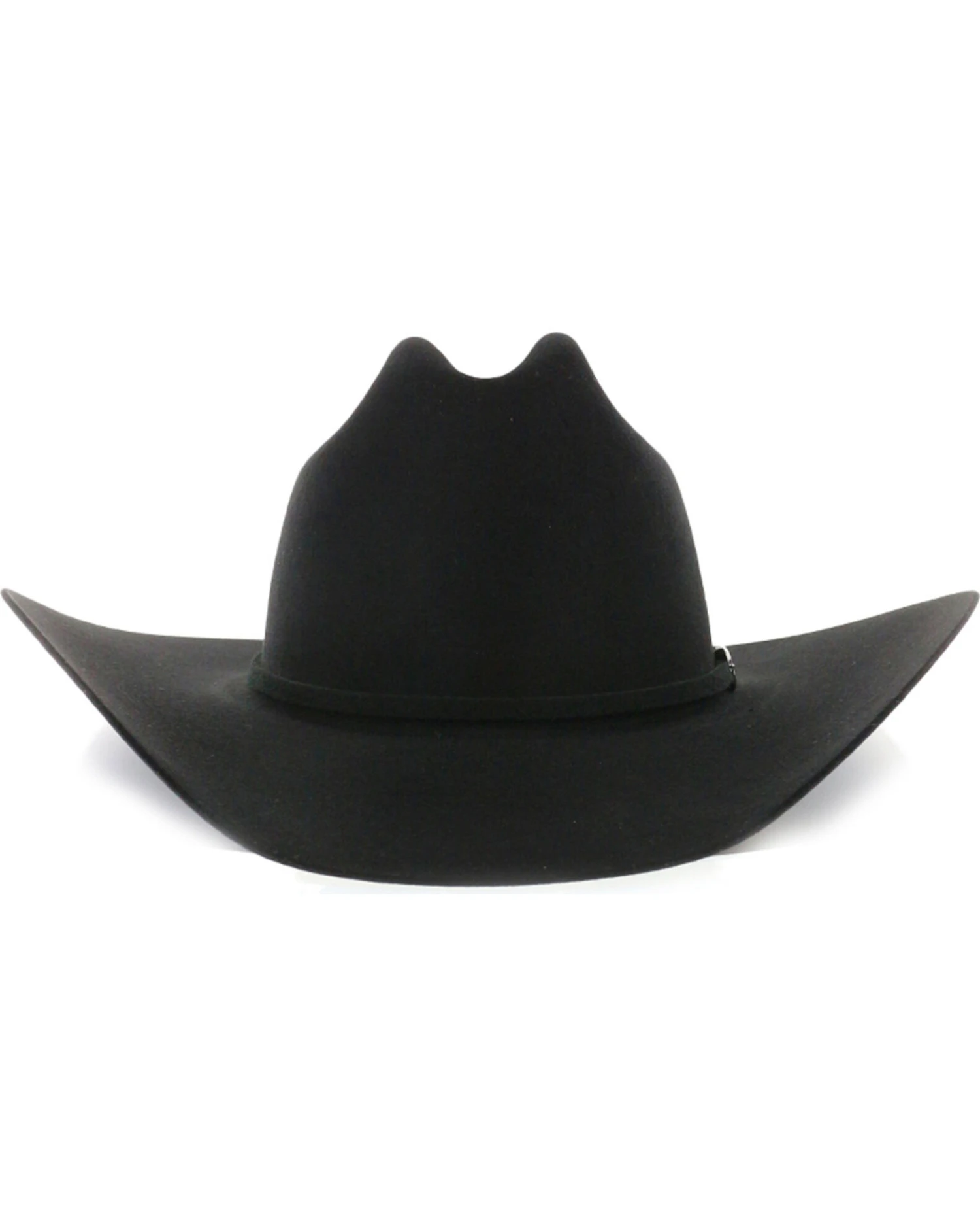 Rodeo King Men's Rodeo 5X Black Felt Cowboy Hat 2 Rodeo King Men's Rodeo 5X Black Felt Cowboy Hat - Image 2