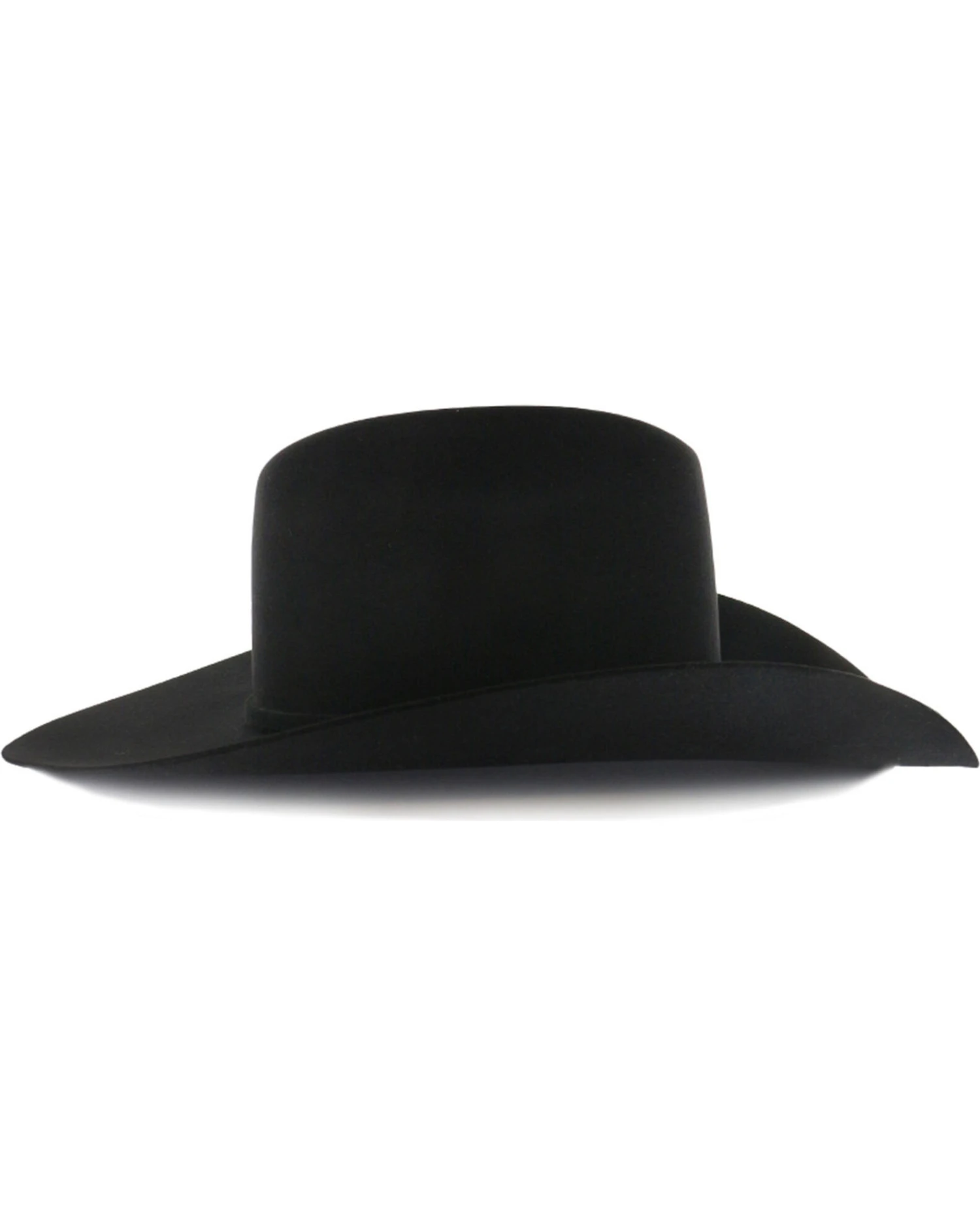 Rodeo King Men's Rodeo 5X Black Felt Cowboy Hat 3 Rodeo King Men's Rodeo 5X Black Felt Cowboy Hat - Image 3