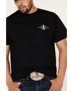 Cowboy Up Men's I Bleed Red White & Blue Short Sleeve Graphic T-Shirt  -Velora Studio Shop 2000166057 001 P3