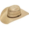 Ariat Men's Sisal Straw Punchy Cowboy Hat