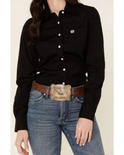 Cinch Women's Western Weave Pocket Shirt -Velora Studio Shop 2000176197 001 P3