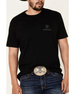 Ariat Men's Corporate Logo Short Sleeve Graphic T-Shirt  -Velora Studio Shop 2000227341 001 P3