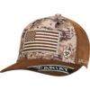 Ariat Men's Digi Camo Flag Ball Cap