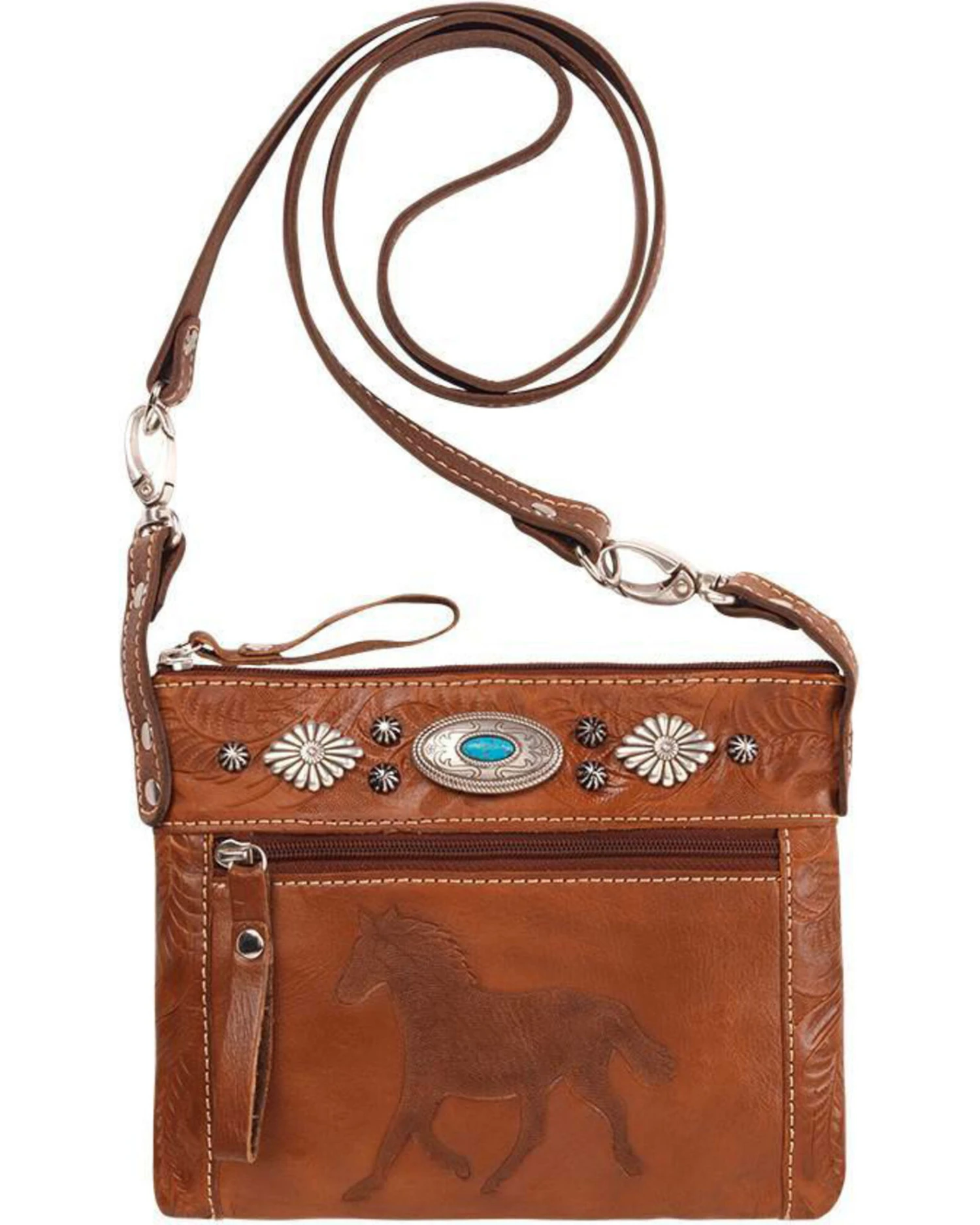 American West Women's Trail Rider Crossbody Bag 1 American West Women's Trail Rider Crossbody Bag