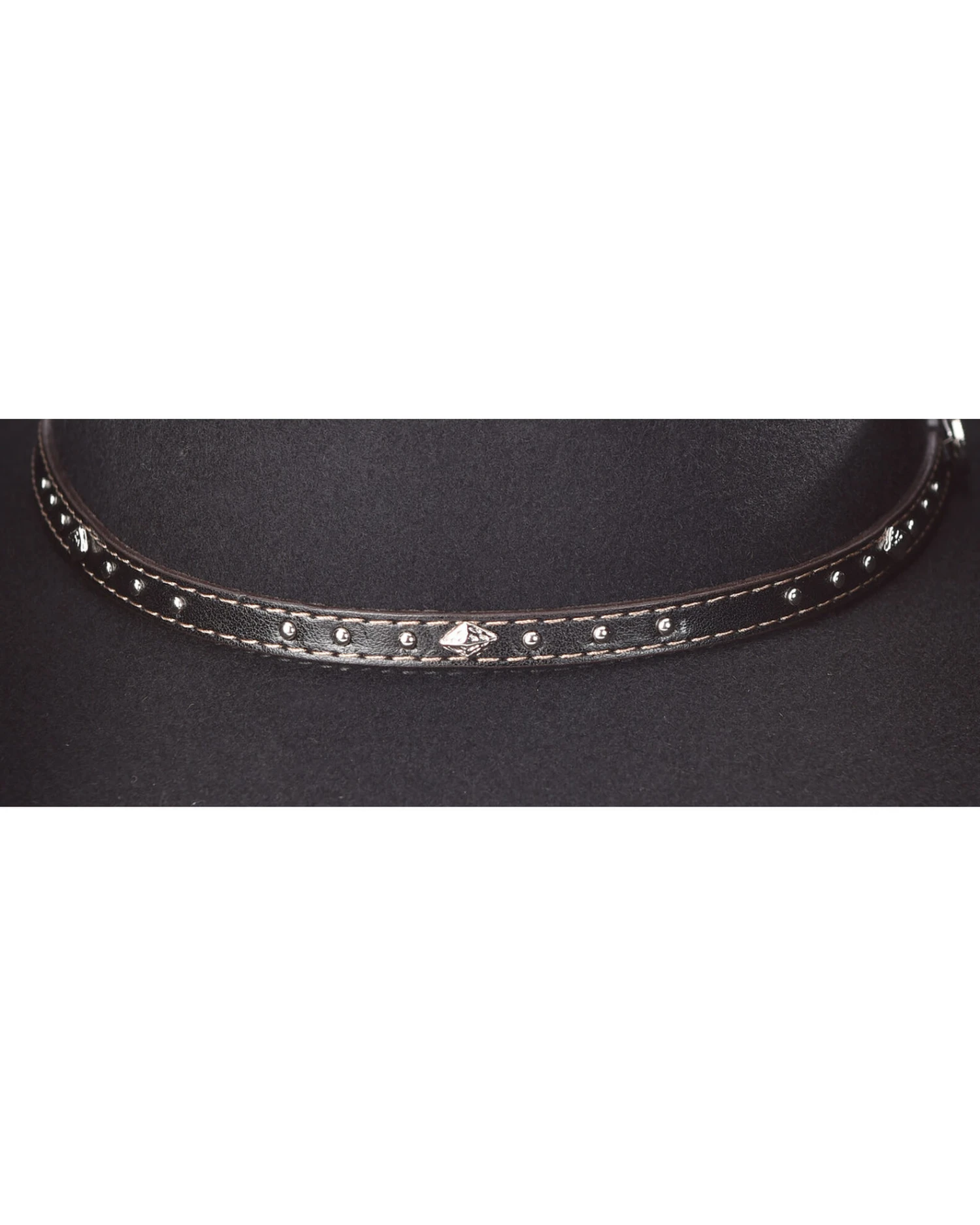 Cody James Men's Black Felt Pinch Front Western Hat 2 Cody James Men's Black Felt Pinch Front Western Hat - Image 2