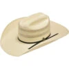 Ariat Men's 20X Natural Straw Vented Crown Cowboy Hat