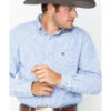 Ariat Men's Dayne Mini Striped Long Sleeve Western Shirt 