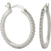 Montana Silversmiths Women's Silver Classic Hoop Earrings 