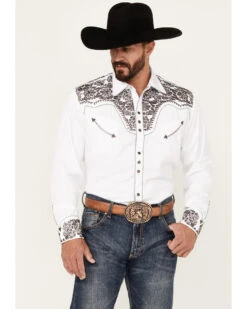 Scully Men's Embroidered Gunfighter Shirt