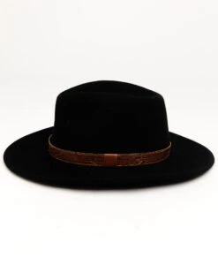 Cody James Men's Brown Leather Embossed Band Western Felt Hat -Velora Studio Shop 2000274015 001 P3