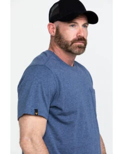 Hawx Men's Pocket Crew Short Sleeve Work T-Shirt - Tall  -Velora Studio Shop 2000276677 403 P3