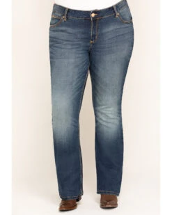 Wrangler Retro Women's Dark Mae Bootcut Jeans - Plus -Velora Studio Shop 2000281031 400 P2