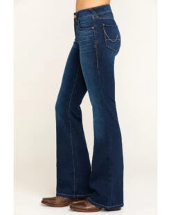 Ariat Women's Dark Ultra Stretch Flare Katie Jeans -Velora Studio Shop 2000282169 400 P3