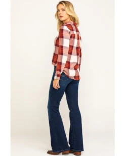 Ariat Women's Dark Ultra Stretch Flare Katie Jeans -Velora Studio Shop 2000282169 400 P5