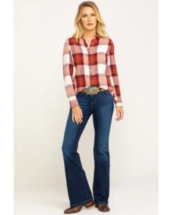 Ariat Women's Dark Ultra Stretch Flare Katie Jeans -Velora Studio Shop 2000282169 400 P6