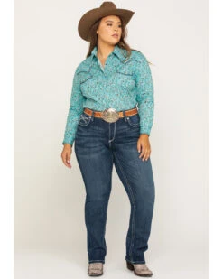 Ariat Women's R.E.A.L. Dresden Ivy Stackable Straight Jeans- Plus 11 Ariat Women's R.E.A.L. Dresden Ivy Stackable Straight Jeans- Plus -Velora Studio Shop 2000285768 400 P6