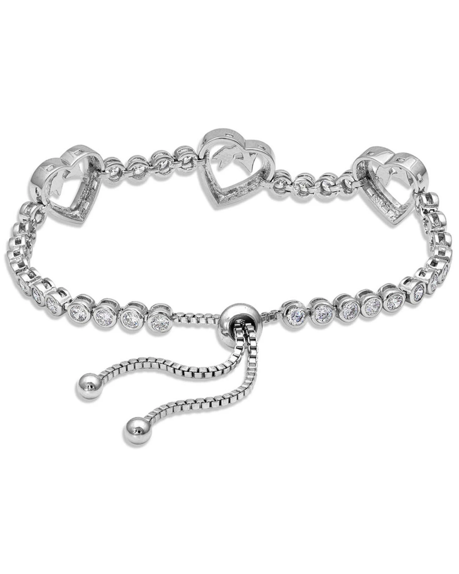 Montana Silversmiths Women's Follow Your Arrow Heart Bolo Bracelet 2 Montana Silversmiths Women's Follow Your Arrow Heart Bolo Bracelet - Image 2