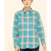 Ariat Women's FR Savana Plaid Print Long Sleeve Work Shirt