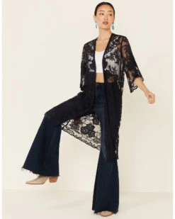 Shyanne Women's Lace Duster Kimono 7 Shyanne Women's Lace Duster Kimono -Velora Studio Shop 2000296257 410 P3