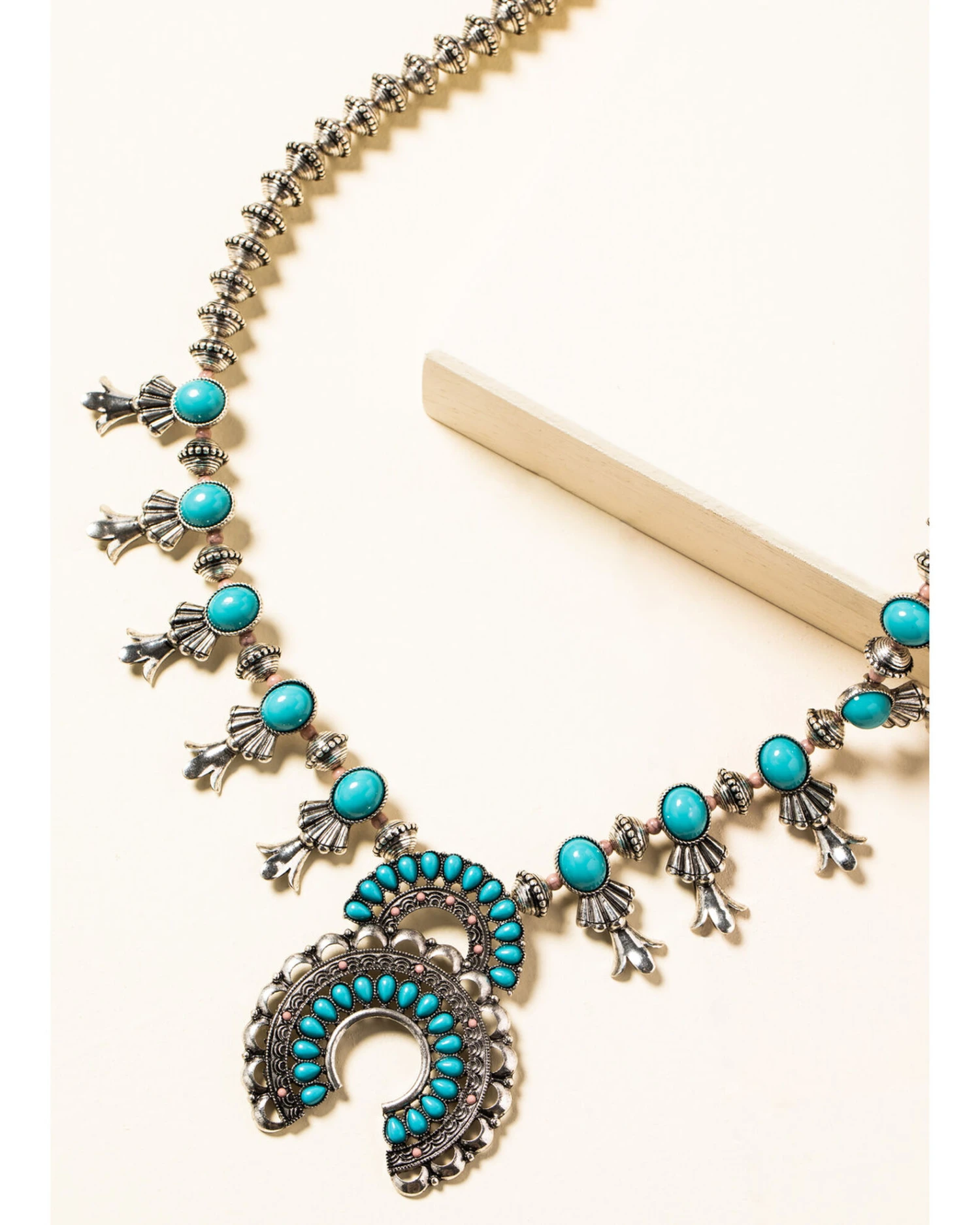 Shyanne Women's In The Oasis Squash Blossom Necklace 3 Shyanne Women's In The Oasis Squash Blossom Necklace - Image 3