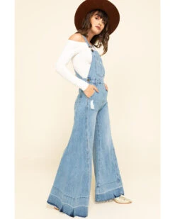 Show Me Your Mumu Women's Carolina Blue San Fran Overalls -Velora Studio Shop 2000296945 400 P3