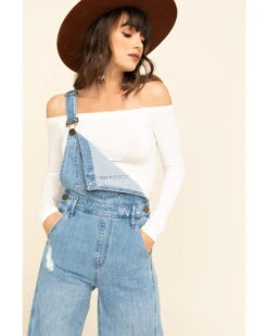 Show Me Your Mumu Women's Carolina Blue San Fran Overalls -Velora Studio Shop 2000296945 400 P4