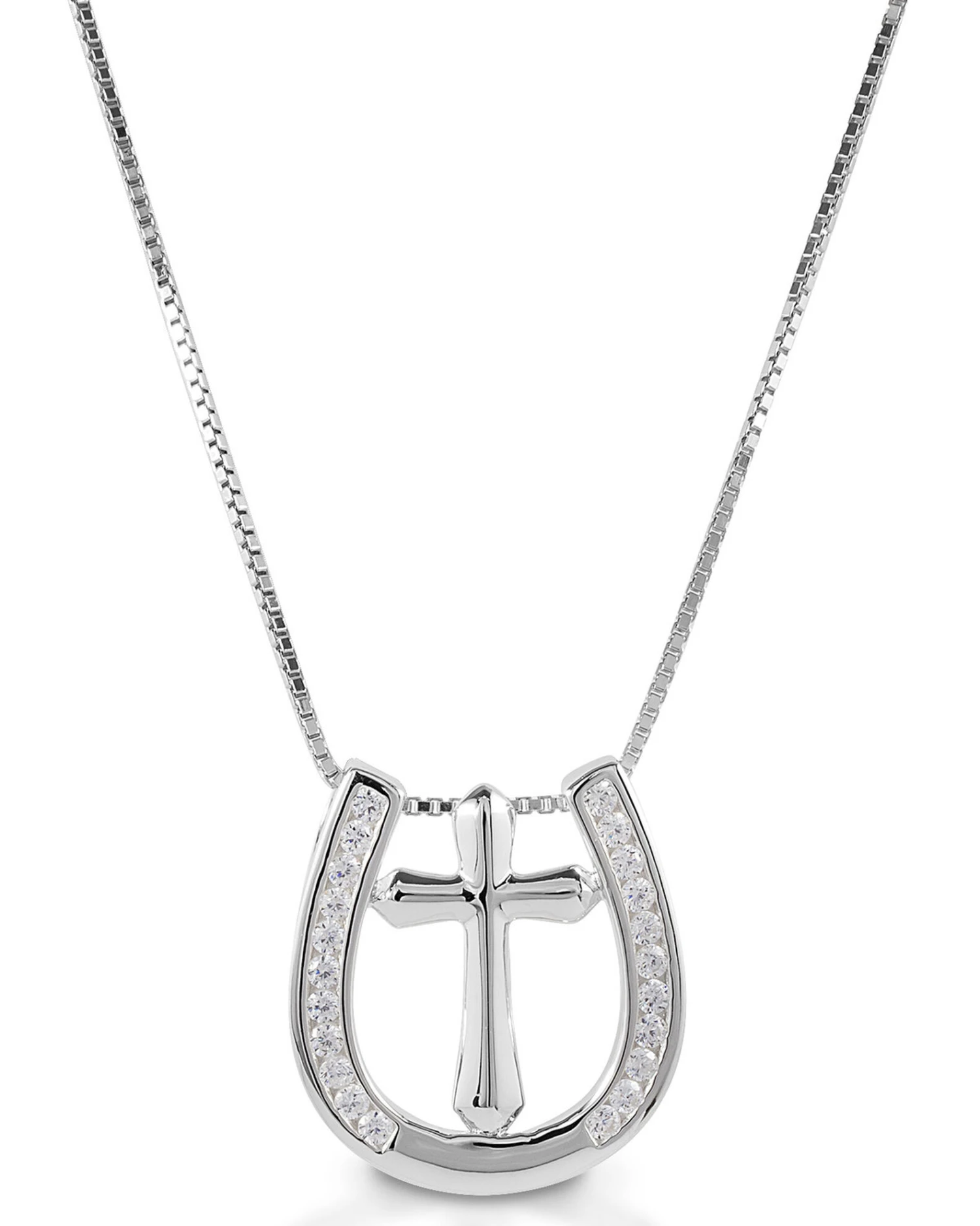 Kelly Herd Women's Small Horseshoe Cross Necklace 1 Kelly Herd Women's Small Horseshoe Cross Necklace
