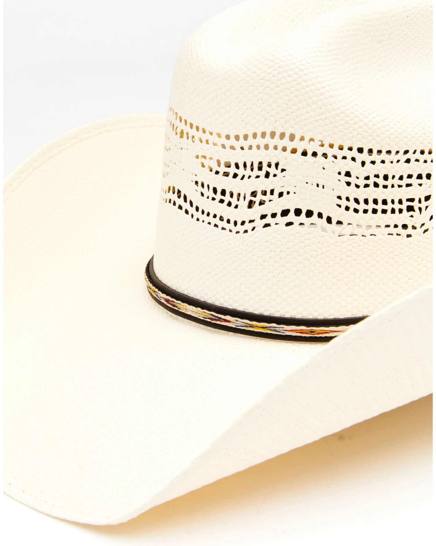 Cody James Men's 20X Fancy Southwestern Bangora Western Straw Hat 2 Cody James Men's 20X Fancy Southwestern Bangora Western Straw Hat - Image 2