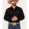 Wrangler Retro Premium Men's Solid Long Sleeve Western Shirt 