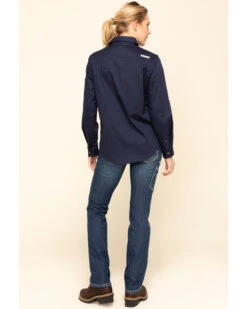 Ariat Women's Rebar Mid Rise Durastretch Nightride Riveter Work Straight Jeans -Velora Studio Shop 2000322223 400 P5