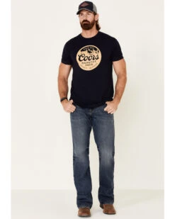 Brew City Beer Gear Men's Coors Circle Logo Graphic T-Shirt 