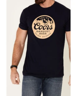 Brew City Beer Gear Men's Coors Circle Logo Graphic T-Shirt  -Velora Studio Shop 2000326088 410 P3