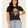 Wrangler Women's Southwestern Horseshoe Desert Graphic Tee 