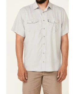 Hooey Men's Solid Habitat Sol Short Sleeve Snap Western Shirt  -Velora Studio Shop 2000337215 020 P3