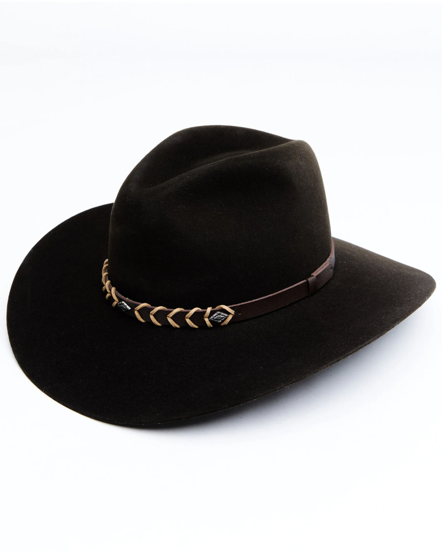 Rodeo King Men's 5X Tracker Bonded Leather Western Felt Hat 1 Rodeo King Men's 5X Tracker Bonded Leather Western Felt Hat