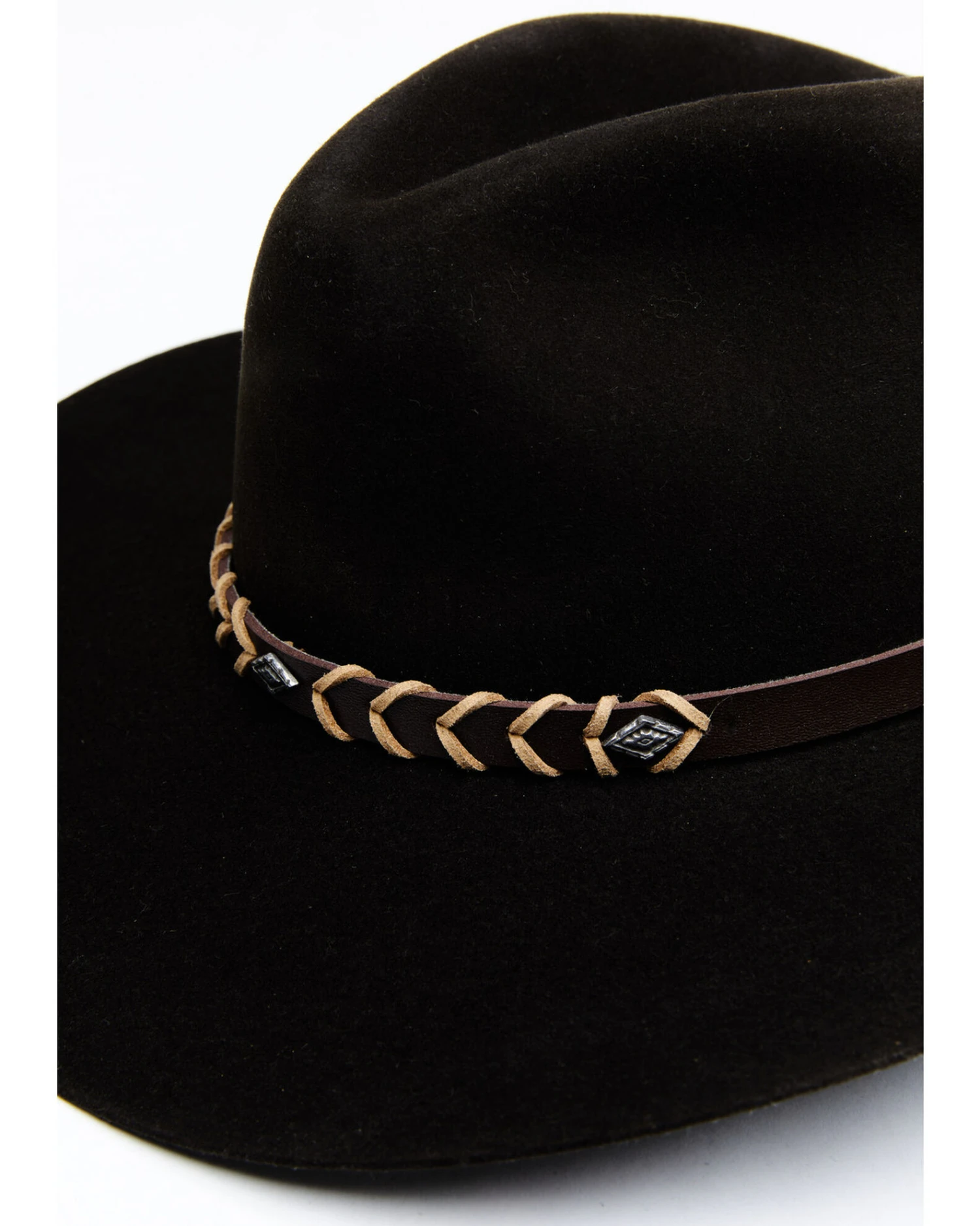 Rodeo King Men's 5X Tracker Bonded Leather Western Felt Hat 2 Rodeo King Men's 5X Tracker Bonded Leather Western Felt Hat - Image 2