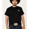 Cowboy Up Men's Two Words America Short Sleeve Graphic T-Shirt 