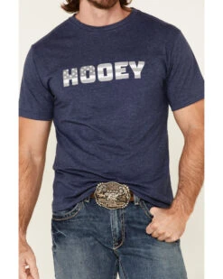 HOOey Men's Navy Patriot Logo Short Sleeve T-Shirt  -Velora Studio Shop 2000339495 410 P3