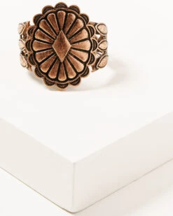 Shyanne Women's Copper Concho Chunky Concho Bracelet 